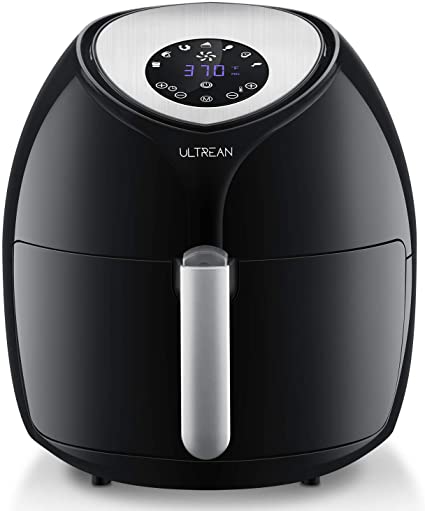 Ultrean Air Fryer, Large Family Size Electric Hot Air Fryers XL Oven Oilless Cooker with 7 Presets, LCD Digital Touch Screen and Nonstick Detachable Basket, ETL/UL Certified,1700W (8.5Quart)