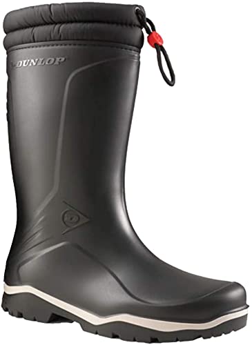 Dunlop Blizzard boots, thermal boots, winter Wellington boots for women and men. Black Size: 8.5 UK