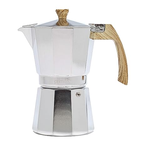 Primula Premium Stainless Steel Stovetop Espresso and Coffee Maker, Moka Pot for Classic Italian Style Café Brewing, 6 Cup, Polished