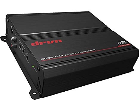 JVC KS-DR3001D 800W Peak DRVN Series Class-D 2-Ohm Stable Monoblock Power Amplifier