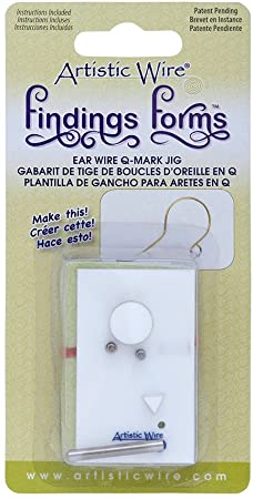 Artistic Wire 1-Piece Question Mark Ear Wire Jig Findings Forms