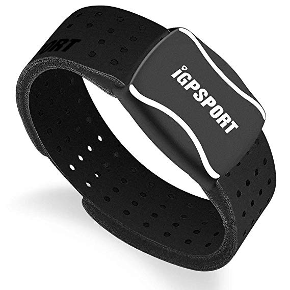 IGPSPORT HR60 Heart Rate Monitor Armband Ant  Bluetooth Waterproof IPX7 HRM Sensor Compatible with Garmin/Strava/iPhone/Apple Watch