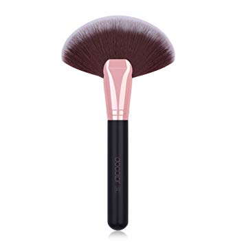 Docolor Makeup Brushes Fan Brush Professional Face Highlighting Contour Make Up Blending Tool