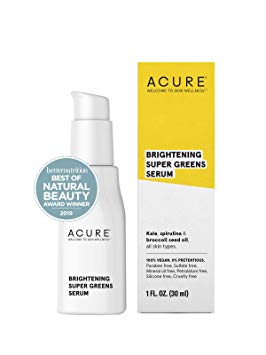 Acure Brightening Super Greens Serum, 1 Ounce