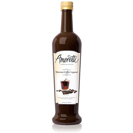 Amoretti Premium Syrup, Mexican Coffee Liqueur Type Syrup, 25.4 Ounce