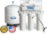 APEC Water - Top Tier - Built in USA - Certified Ultra Safe High-Flow 90 GPD Reverse Osmosis Drinking Water Filter System RO-90