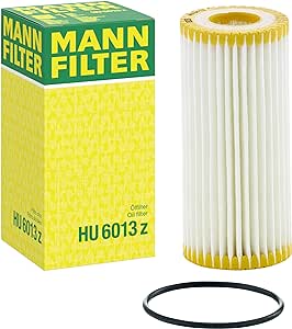 Mann FILTER Original HU 6013 Z Oil Filter Set with Gasket/Gasket Set - For Cars