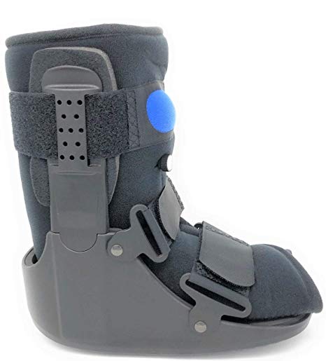 Superior Braces Low Top, Low Profile Air Pump CAM Medical Orthopedic Walker Boot for Ankle & Foot Injuries (Medium)