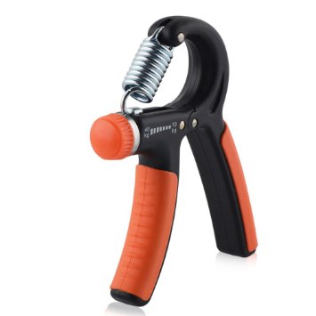 Kootek Hand Grip Strengthener Strength Trainer Adjustable Resistance 22-88 Lbs Best Hand Exerciser Non-slip Gripper for Athletes Pianists Kids