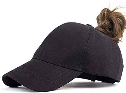 High Ponytail Baseball Hat - Women Messy Bun Hat, Sun Protection Ponycaps Retro Cap