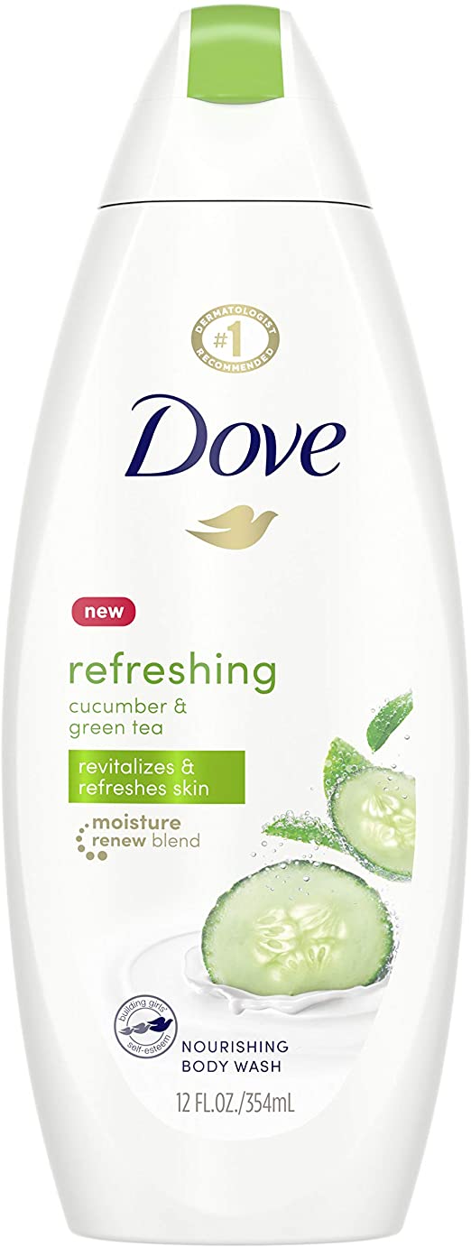 Dove Refreshing Body Wash Revitalizes and Refreshes Skin Cucumber and Green Tea 354 mL