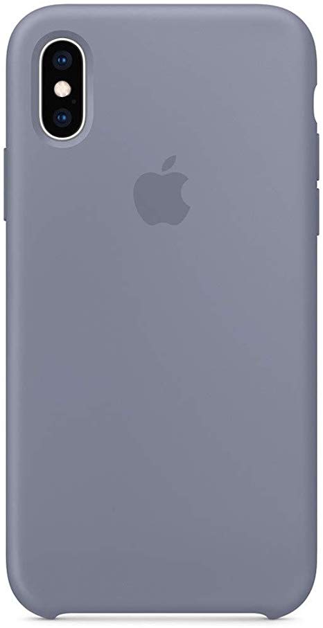 Maycase Compatible for iPhone Xs Case, Liquid Silicone Case Compatible with iPhone Xs 5.8 inch (Lavender Gray)