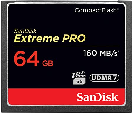 SanDisk Extreme PRO 64GB Compact Flash Memory Card UDMA 7 Speed Up To 160MB/s - SDCFXPS-064G-X46