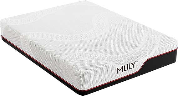 MLILY 12 Inch Full Mattress, Manchester United Memory Foam Mattress in a Box Made in USA, Medium Plush, CertiPUR-US Certified