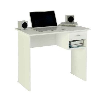 Meka-Block K-9453B Desk with 1 Drawer white