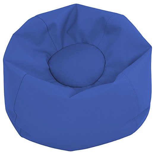 ECR4Kids Junior Classic Bean Bag Chair, Blue (26")