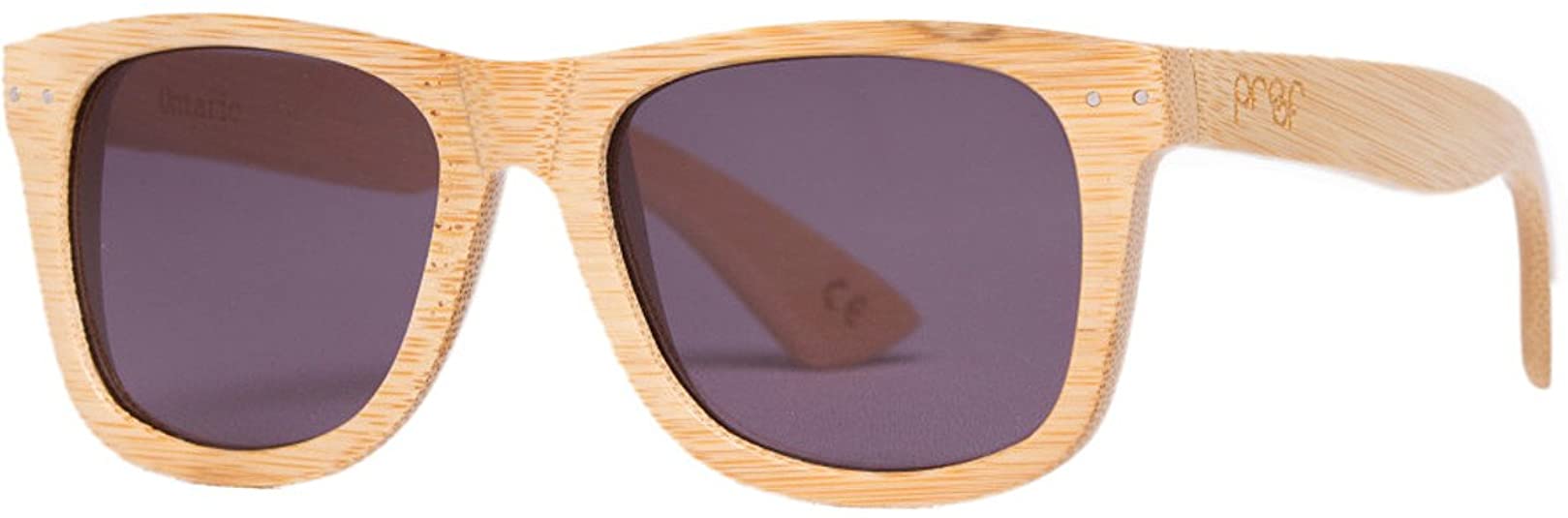 Proof Ontario Wood Handcrafted Water Resistant Stained Wooden Sunglasses