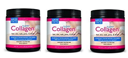 Neocell Super Powder Collagen, Type 1 and 3, 7 Ounce (7 oz(3 Pack))