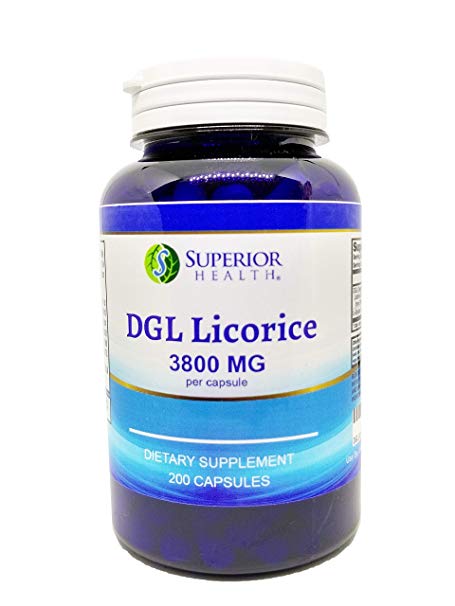 DGL Licorice Extract 3800mg 200 Capsules