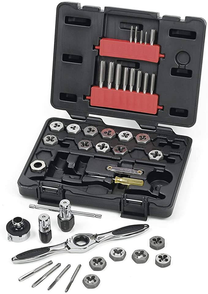 GearWrench 3886 Tap and Die 40 Piece Set Metric