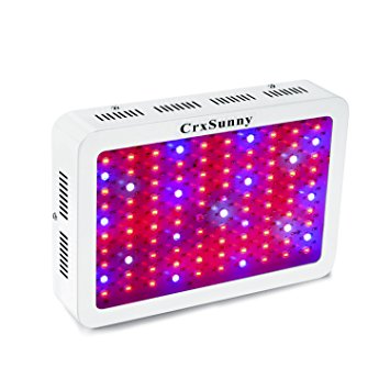 CrxSunny 1000W Double Chips LED Grow Lights Full Specturm for Indoor Plants and Greenhouse Hydroponic Flowering and Growing (10W LEDs)