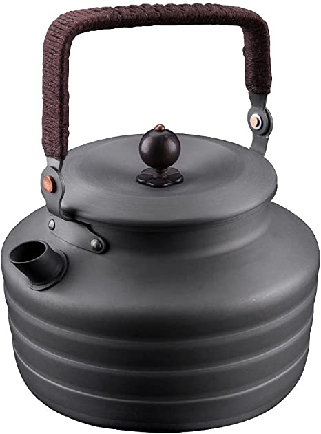 Alocs Camping Stove,Alcos Portable Stove,1.3L Camping Kettle,Alcohol Stove Outdoor Backpacking Hiking Traveling and Picnic BBQ;Aluminum Portable Tea Kettle Camping Water Kettle