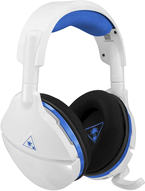 Turtle Beach Stealth 600 White Wireless Surround Sound Gaming Headset for PS4, White