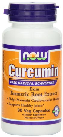 NOW Foods Curcumin Extract 95 665 mg 60 Veg Capsules