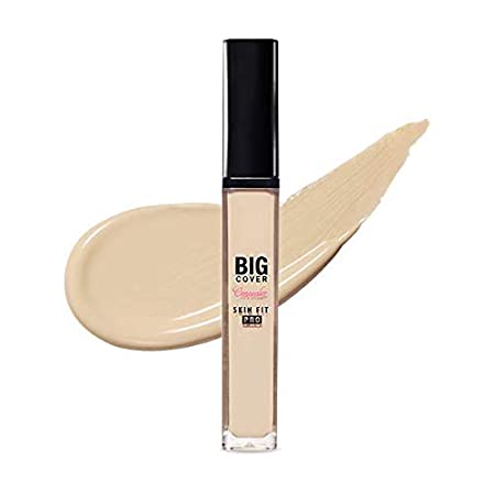 ETUDE HOUSE Big Cover Skin Fit Concealer PRO (# Sand) | Long-Lasting Closely Adhesive Cover Like Real Skin | Smooth and Perfect Makeup | Hides Dark Circles, Redness