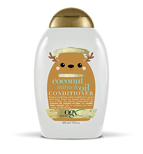 OGX Holiday 2019 limited edition coconut miracle oil conditioner, 13 Fl Oz