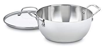 Cuisinart 755-26GD Chef's Classic Stainless 5-1/2-Quart Multi-Purpose Pot with Glass Cover