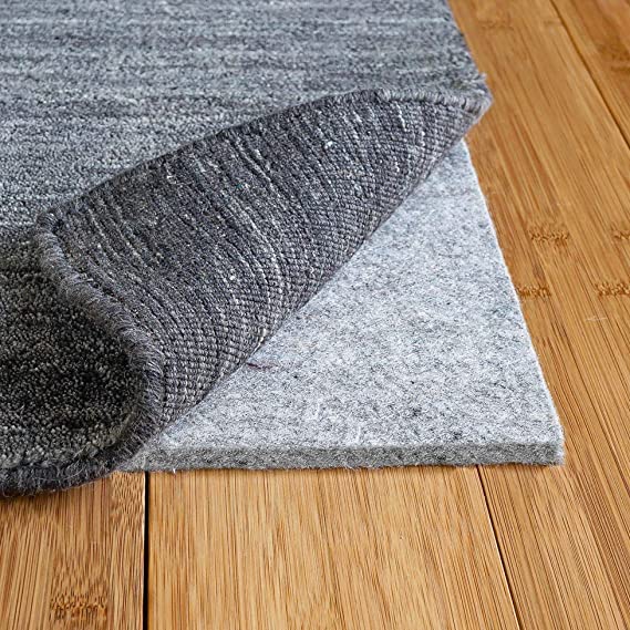 RUGPADUSA - Basics - 3'x8' - 3/8" Thick - Felt   Rubber - Dual Surface Non-Slip Rug Pad - Cushioning Felt for Added Comfort - Safe for All Floors and Finishes