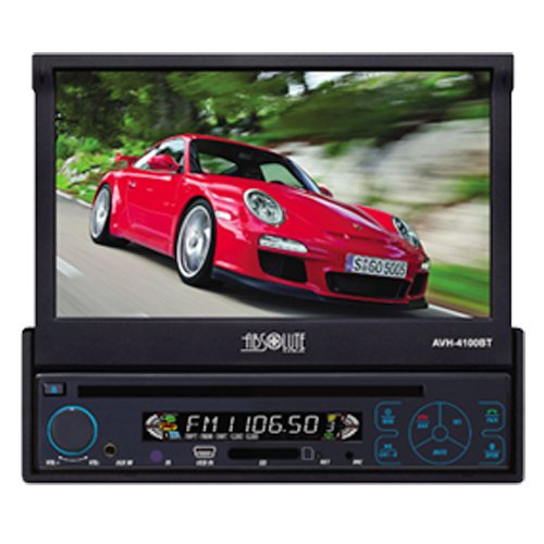 Absolute AVH-4000T 7-Inch In-Dash Touch Screen DVD Multimedia Player with Built-in Analog TV Tuner SD card Slot/USB