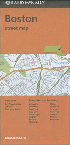 Rand McNally Folded Map: Boston Street Map