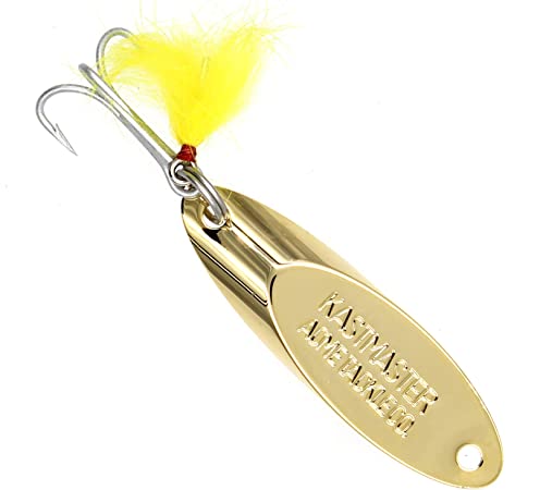 Acme Kastmaster Lure with Bucktail Teaser and Treble Hook