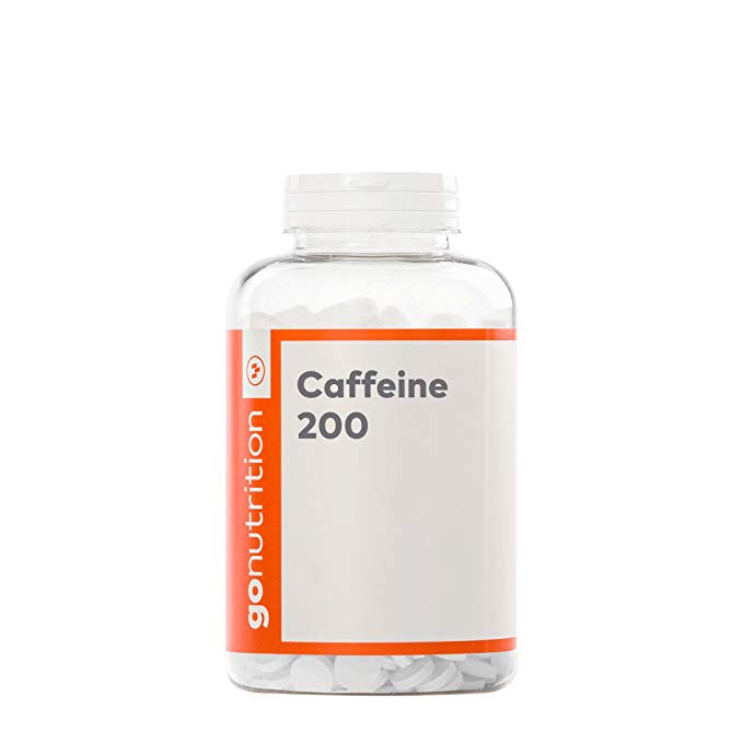GoNutrition 200 mg Caffeine Tablets - 180 Tablets