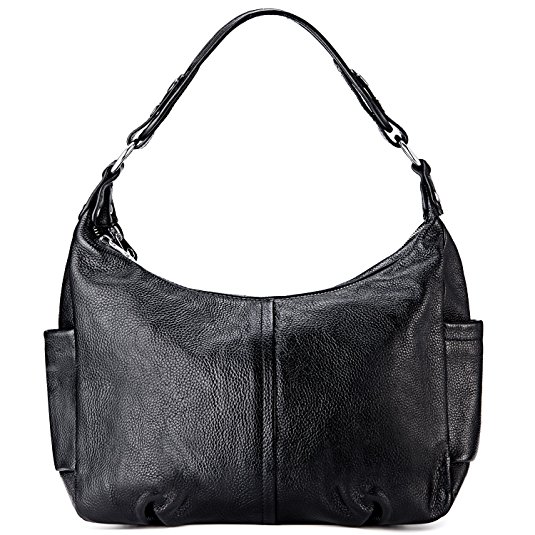 GRM Genuine Leather Shoulder Bag Hobo Handbag Crossbody Bag for Women Ladies