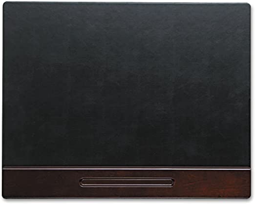 Eldon - 23390 - Wood Tone Desk Pad, Mahogany, 24 x 19