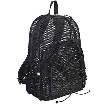 Eastsport Mesh Bungee Backpack With Padded Shoulder Straps