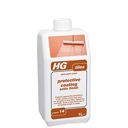 HG Protective Coating Satin Gloss Finish 1L – a floor polisher which has a protective coating for all floor tiles, flagstones and slate