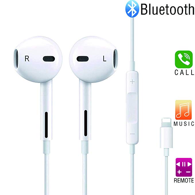 Earphones/Earbuds/Headphones, Compatible for Applicable and All Smartphones， Earphones with Microphone Earphones Stereo Headphones and Noise Isolating headse(Bluetooth Connectivity)