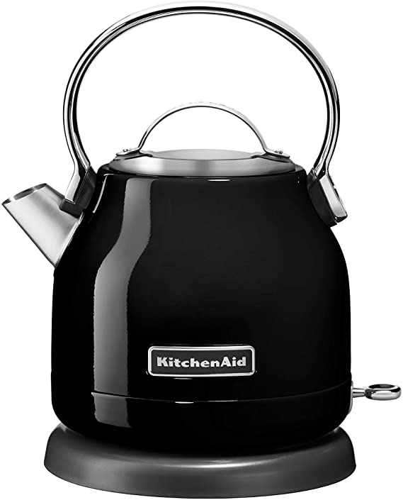 KitchenAid KEK1222OB 1.25-Liter Electric Kettle - Onyx Black,Small