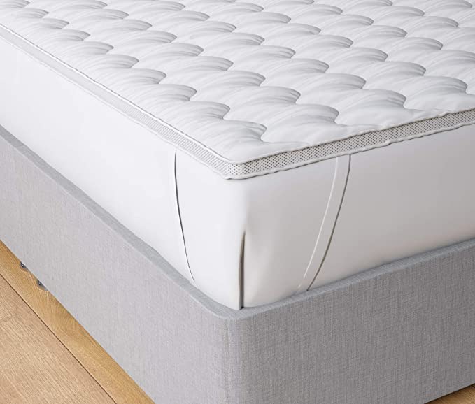 Home Sweet Home UK Luxury Ultra Soft Air Fresh Microfiber Mattress Topper Dual layer Quality Comfort Sleep