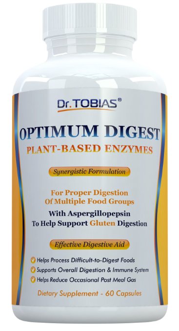 Dr. Tobias Super Digestive Enzymes, Plant-Based