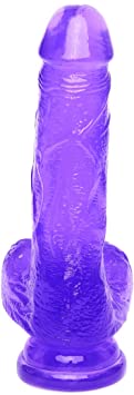 Female or Male Ðíl'dɔ 10/7/5.7 Inch Super Huge Long Massage Wand Handsfree Big Personal Relax Toys for Women (Purple/7 iNCH)