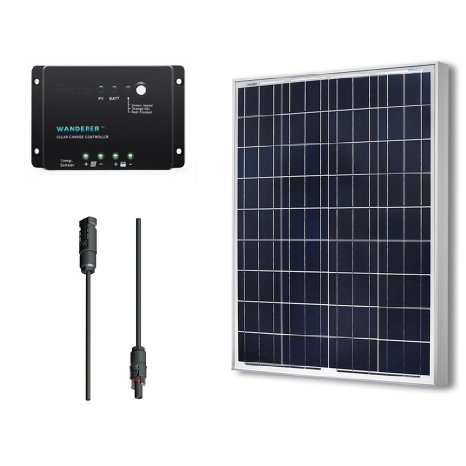 Renogy 100 Watts 12 Volts Polycrystalline Solar Bundle Kit