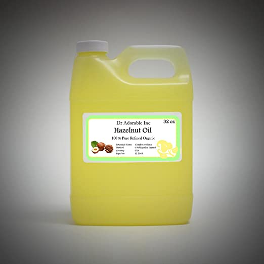 Hazelnut Oil Organic Expeller Pressed 32 Oz/1 Quart