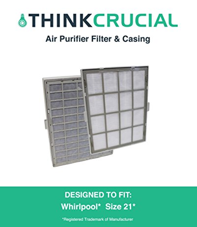 Replacement for Winix-Compatible Size 21 Air Filter & Cassette, Fits P300, WAC9500, WAC9000, WAC5000, WAC6300, WAC5500, WAC5300 & WAC5000B, by Think Crucial
