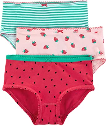 Carter's Girl's Toddler 3 Pack Girl's Underwear