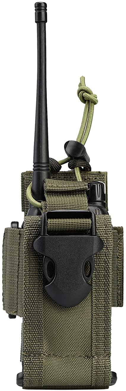 VIPERADE Radio Holster, MOLLE Radio Pouch for Vest, Universal Walkie Talkie Holster Radio Holder for Duty Belt, Police Radio Holder Tactical Radio Pouch for Baofeng, Motorola